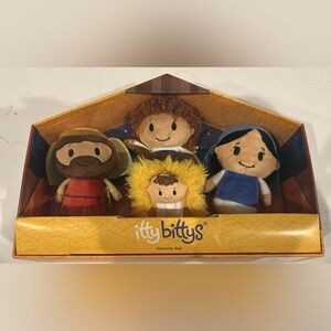 Hallmark Itty Bittys Nativity Set Plush Toys - 4 dolls included - Christmas Deor